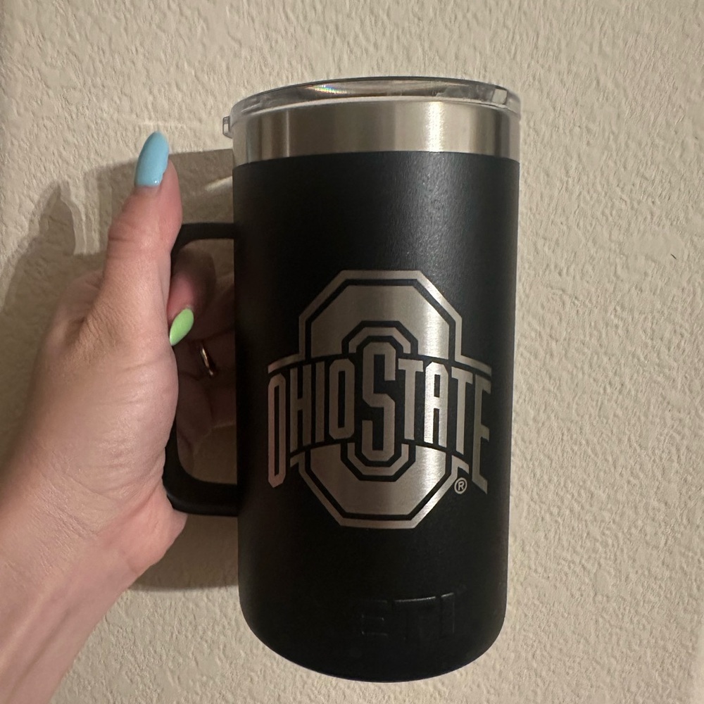 YETI Ohio State Black Travel Mug